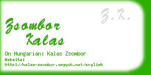 zsombor kalas business card